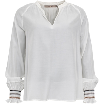 COSTAMANI Smock shirt 2210108 White-black-grey - Skjorte